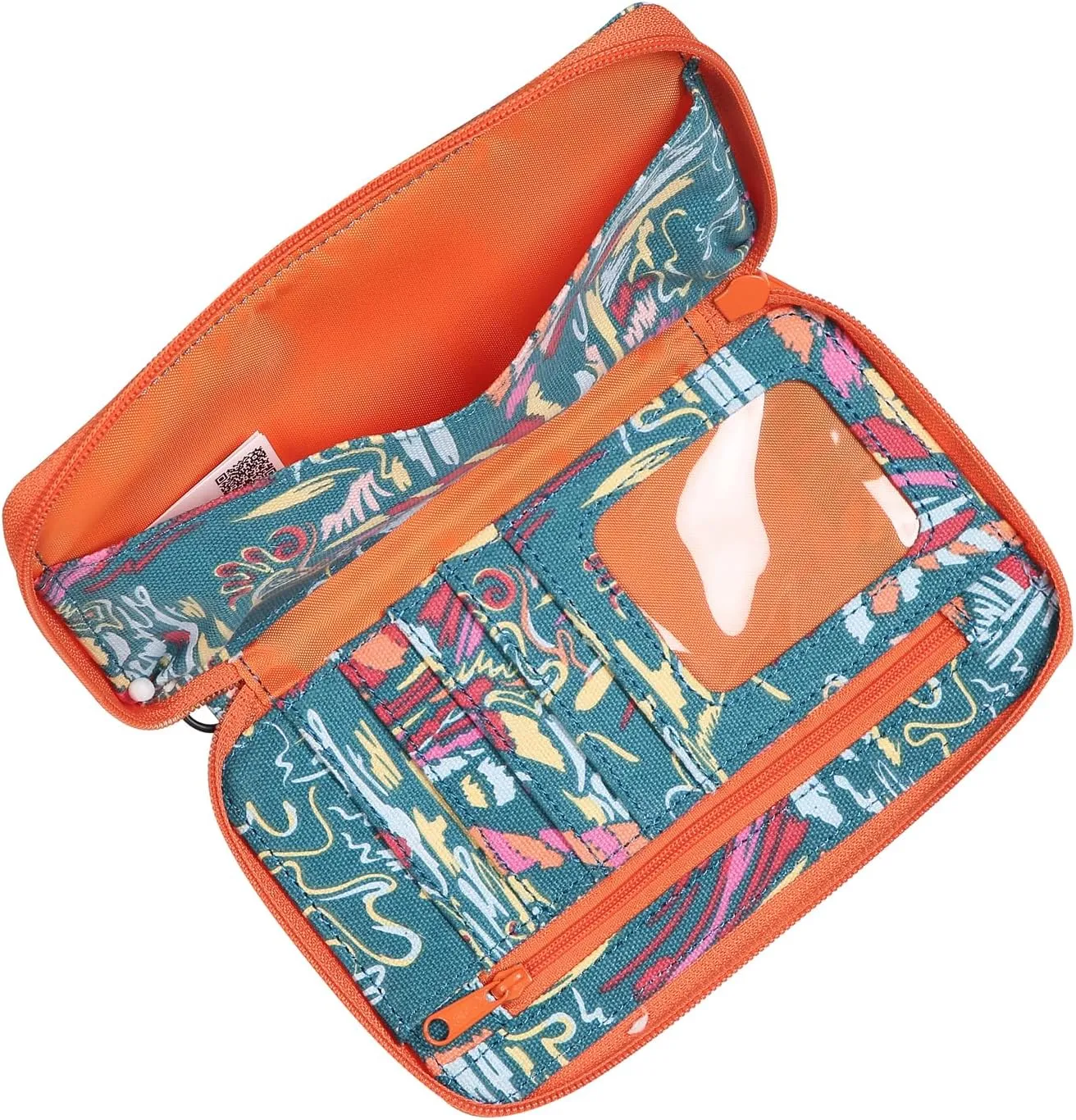KAVU Go Time Bi-Fold Crossbody Wallet with Rope Strap