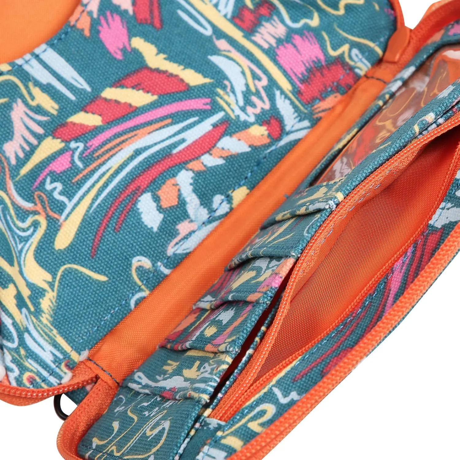 KAVU Go Time Bi-Fold Crossbody Wallet with Rope Strap