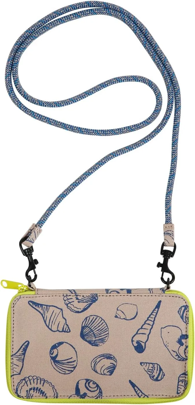 KAVU Go Time Bi-Fold Crossbody Wallet with Rope Strap
