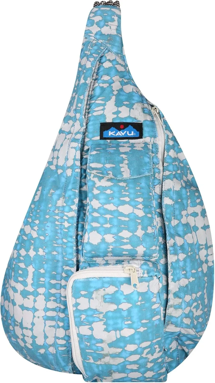 KAVU Rope Sack Sling Crossbody Backpack - Ripple Tie Dye