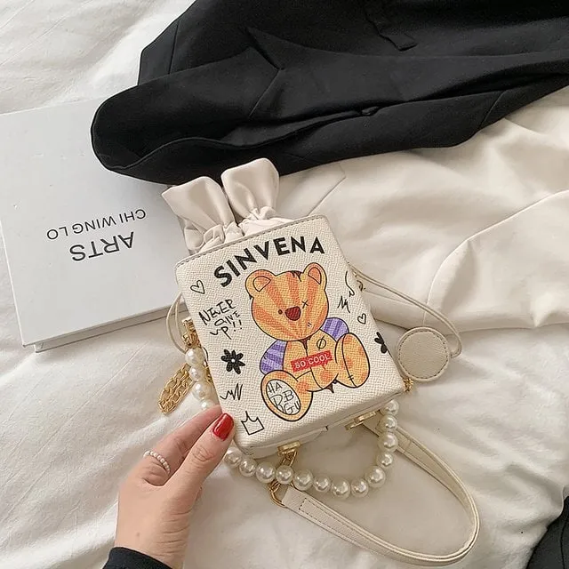 Kawaii Bear Theme Crossbody Bag