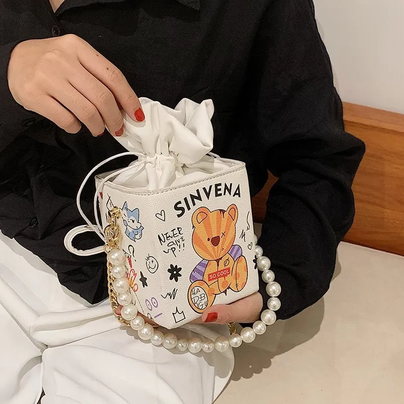 Kawaii Bear Theme Crossbody Bag