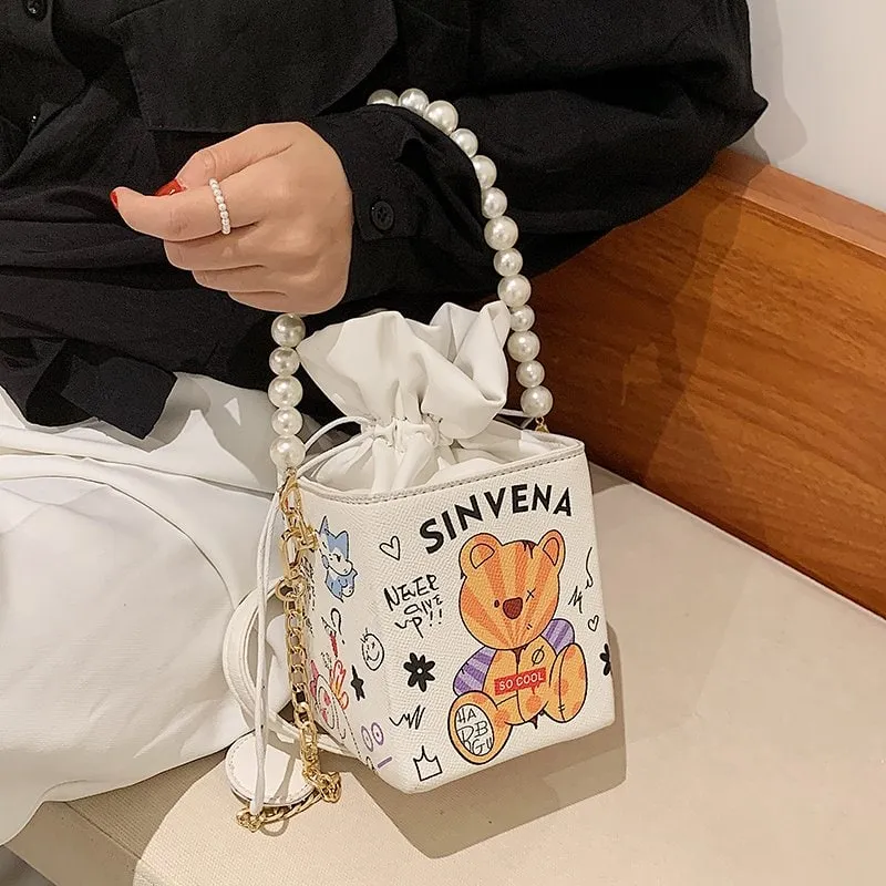 Kawaii Bear Theme Crossbody Bag