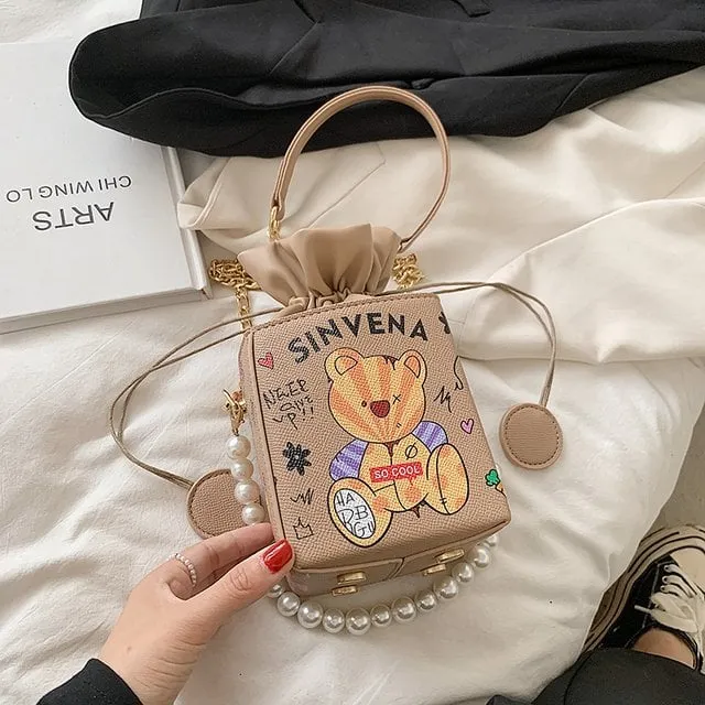 Kawaii Bear Theme Crossbody Bag