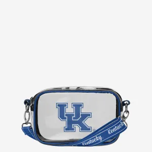 Kentucky Wildcats Team Stripe Clear Crossbody Bag