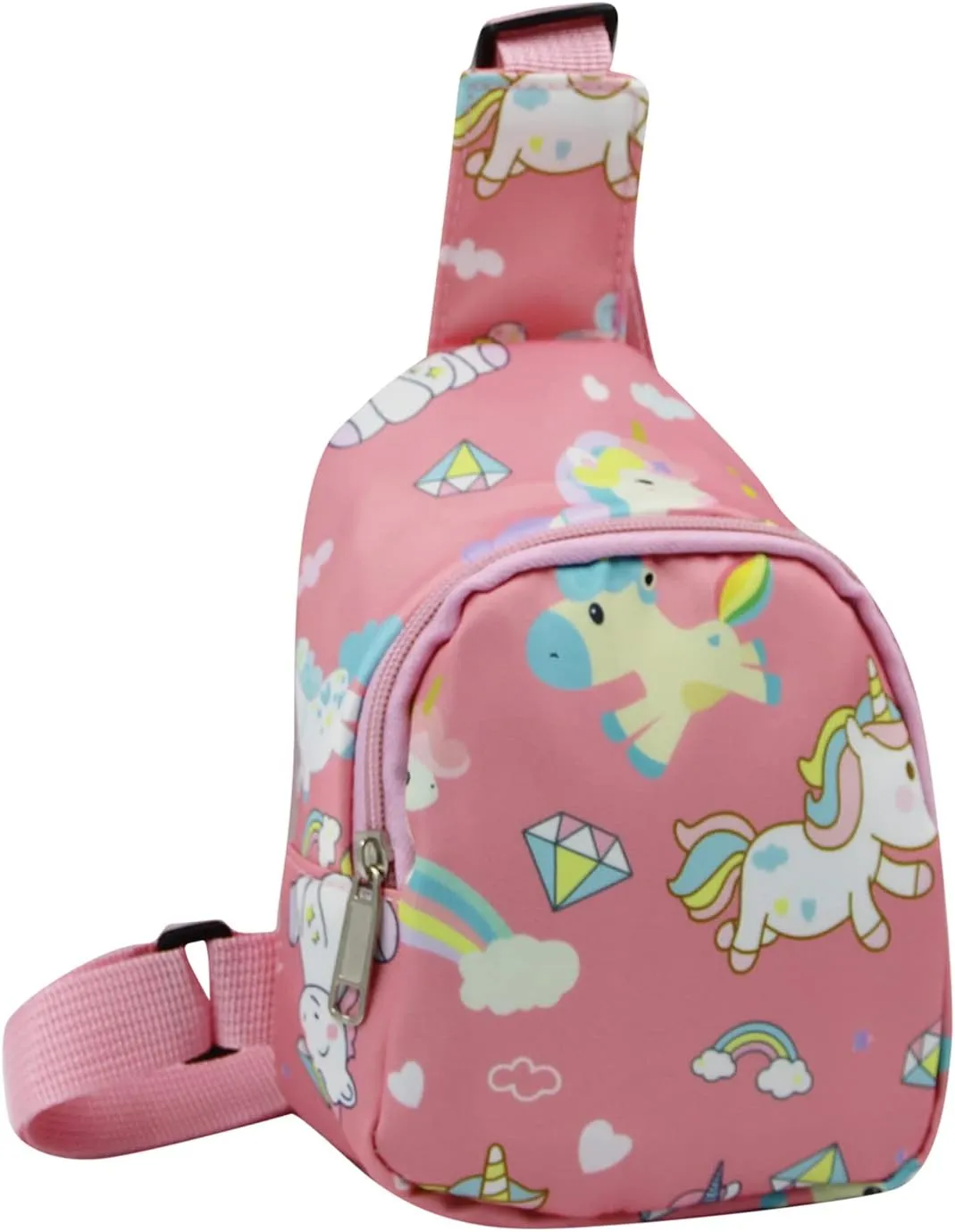Kids Toddler Cute Cartoon Animal Sling Bag Small Crossbody Shoulder Bag Chest Bag for Boys Girls Sport Travelling Hiking