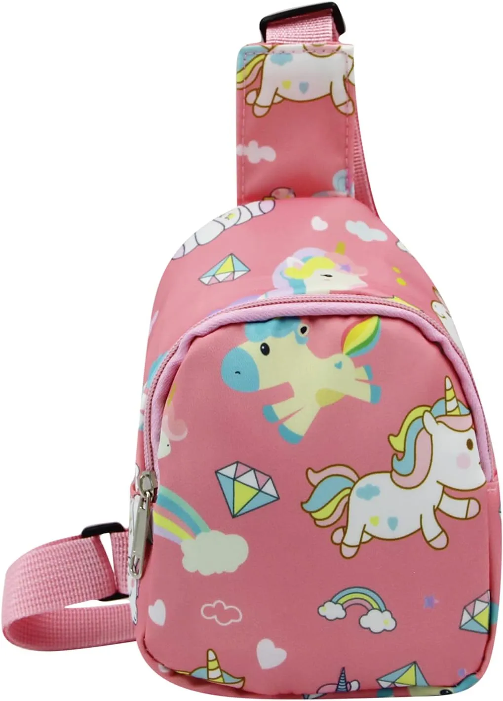 Kids Toddler Cute Cartoon Animal Sling Bag Small Crossbody Shoulder Bag Chest Bag for Boys Girls Sport Travelling Hiking