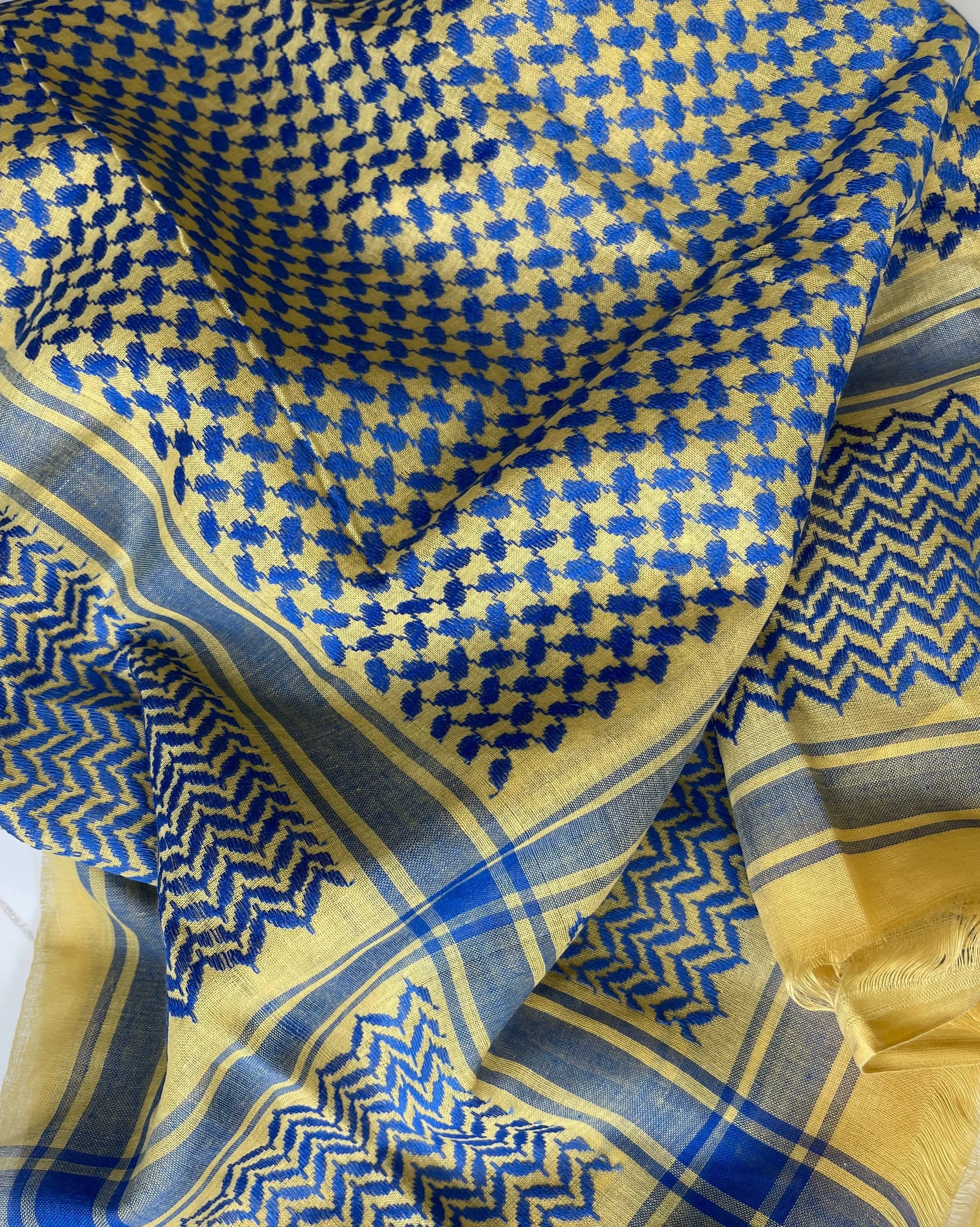 Kiffeyeh bag - Blue & Gold
