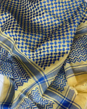 Kiffeyeh bag - Blue & Gold