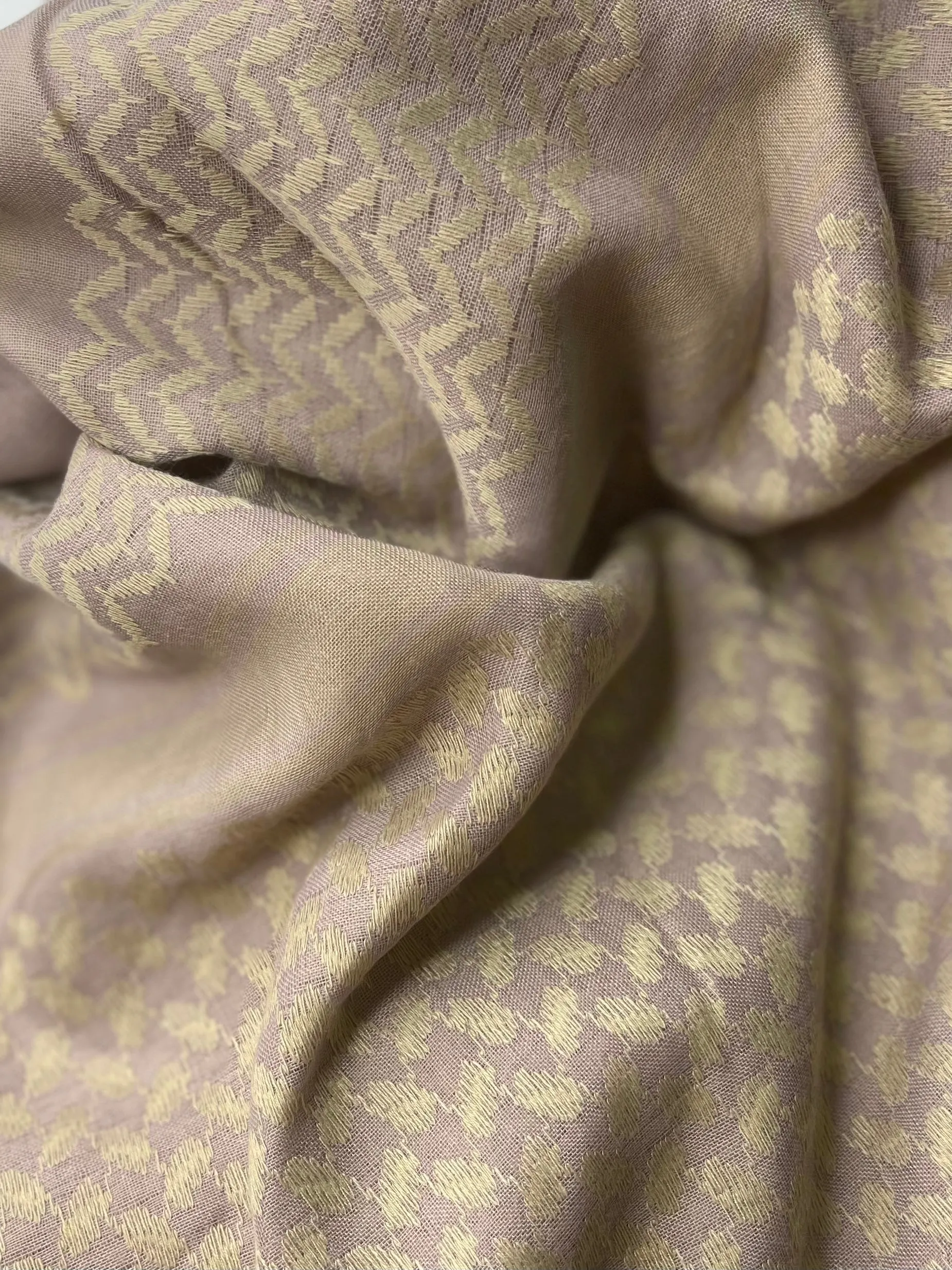 Kiffeyeh bag -Lilac and Gold