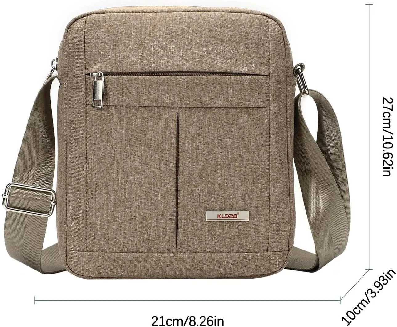 KL928 Men's Messenger Bag - Crossbody Shoulder Bags Travel Bag Man Purse Casual Sling Pack for Work Business