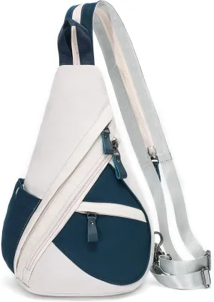 KL928 Nylon Sling Bag - Small Crossbody Backpack Shoulder Casual Daypack Multipurpose Rucksack for Men Women