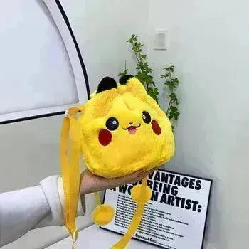 Kuromi & Pikachu 3D Cartoon Crossbody Plush Bag
