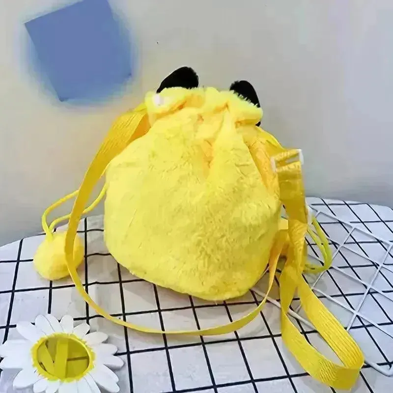 Kuromi & Pikachu 3D Cartoon Crossbody Plush Bag