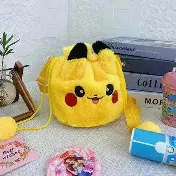 Kuromi & Pikachu 3D Cartoon Crossbody Plush Bag