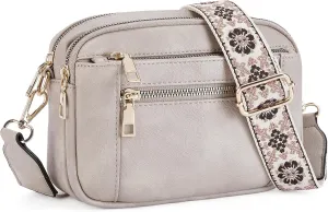 Langrents Crossbody Bag, Cross Body Bag for Woman, Langrents Purses, Lang Rents Multi Pocket Shoulder Bag