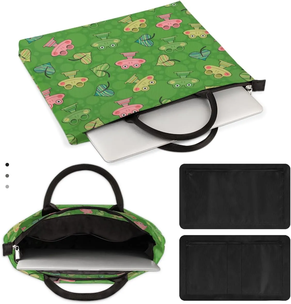 Laptop Sleeve Case for Women Men Laptop Bag Durable Travel Computer Carrying Bag with Handle Accessories Bags