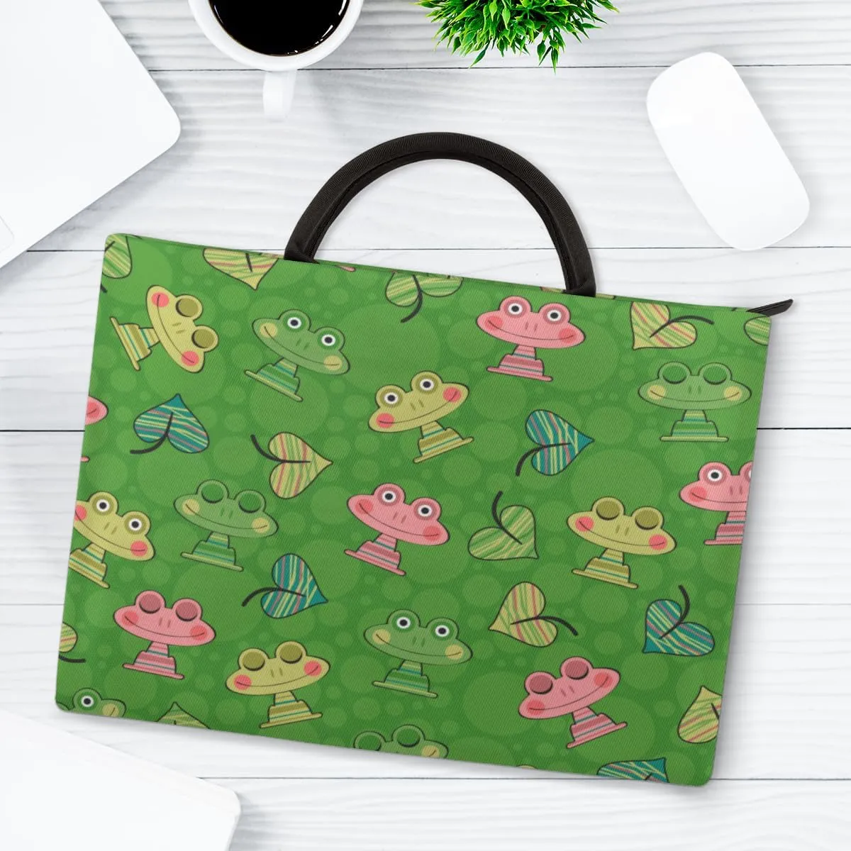 Laptop Sleeve Case for Women Men Laptop Bag Durable Travel Computer Carrying Bag with Handle Accessories Bags