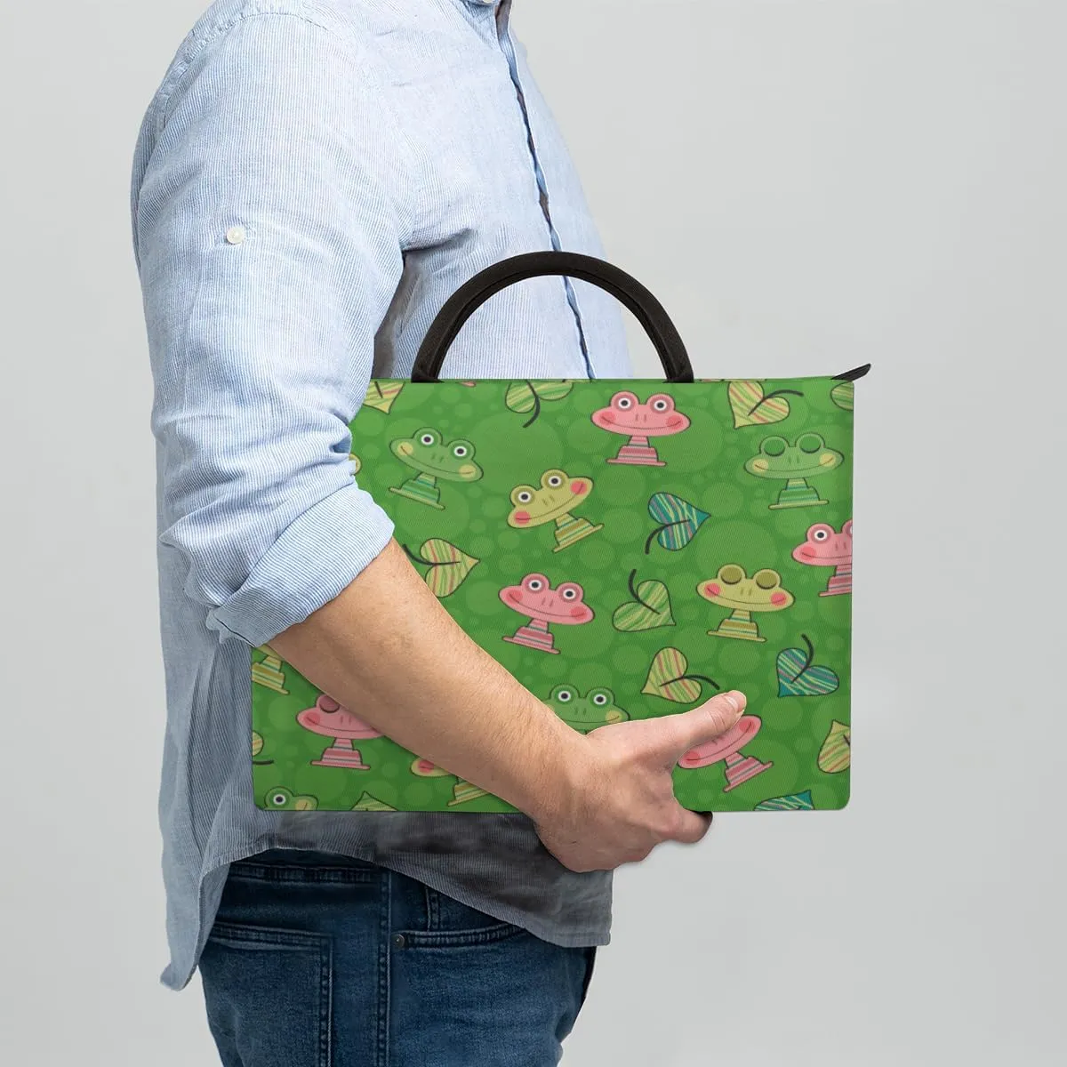 Laptop Sleeve Case for Women Men Laptop Bag Durable Travel Computer Carrying Bag with Handle Accessories Bags