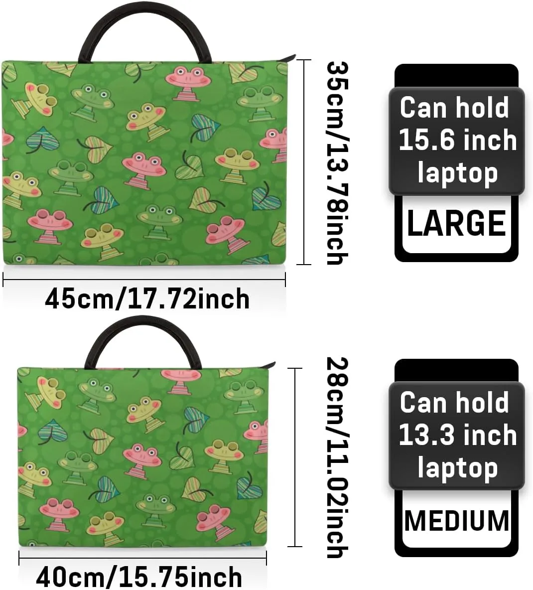 Laptop Sleeve Case for Women Men Laptop Bag Durable Travel Computer Carrying Bag with Handle Accessories Bags