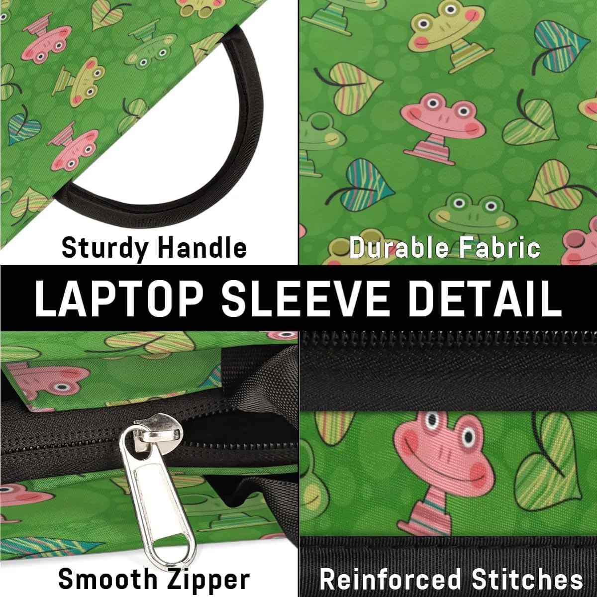 Laptop Sleeve Case for Women Men Laptop Bag Durable Travel Computer Carrying Bag with Handle Accessories Bags