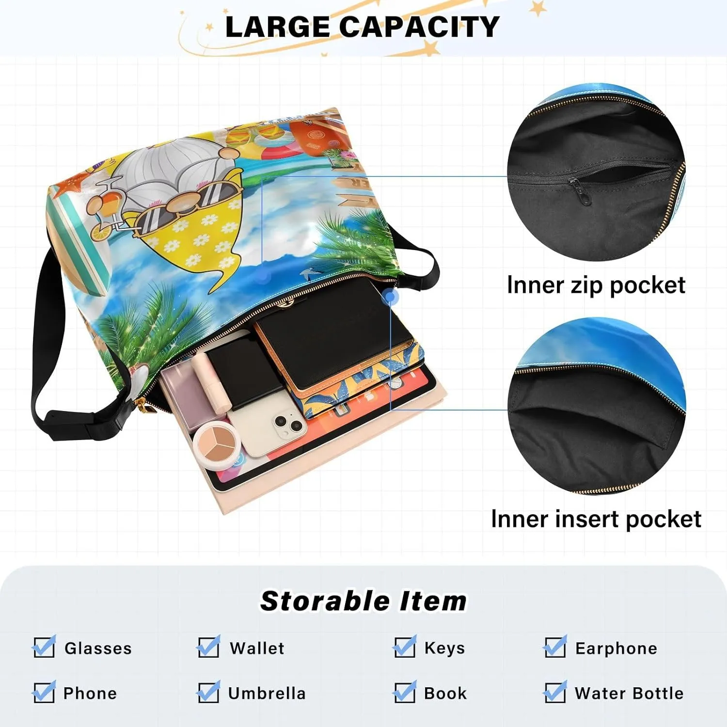 Leather Crossbody Bag & Purse - Women's Tote & Shoulder Bag