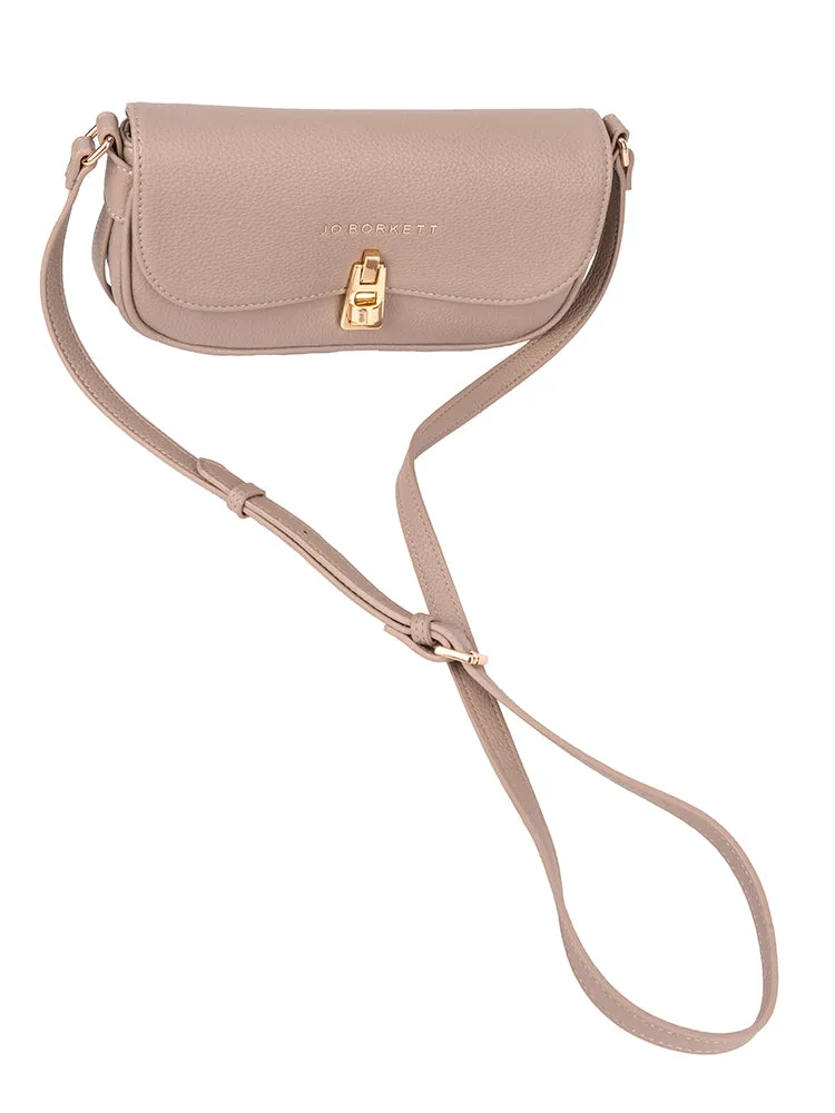 Lila Crossbody Sling Bag - Taupe
