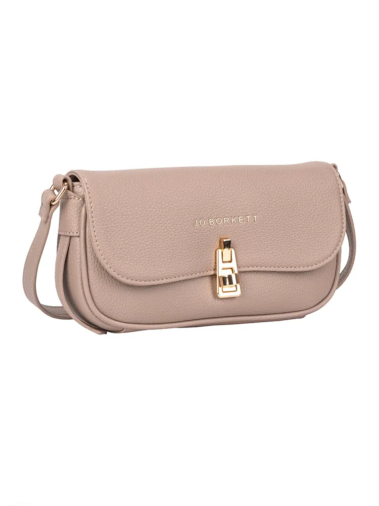 Lila Crossbody Sling Bag - Taupe