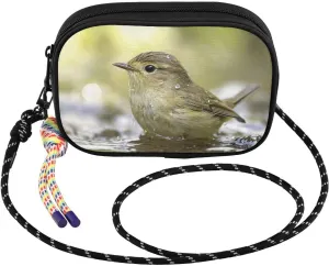 Little Bird Bath Crossbody Bag for Women Cell Phone Purses Women's Small Shoulder Handbags Wallet Purse with Strap