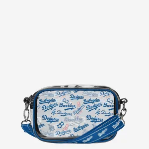 Los Angeles Dodgers Repeat Retro Print Clear Crossbody Bag