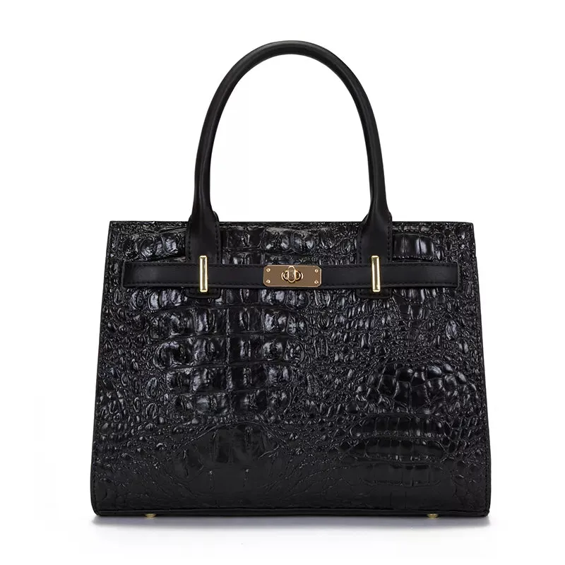Luxury Crocodile Pattern Handbag Women Fashion Shoulder Bags Designer Famous Brand Leather Crossbody Bag Ladies Large Hand bags