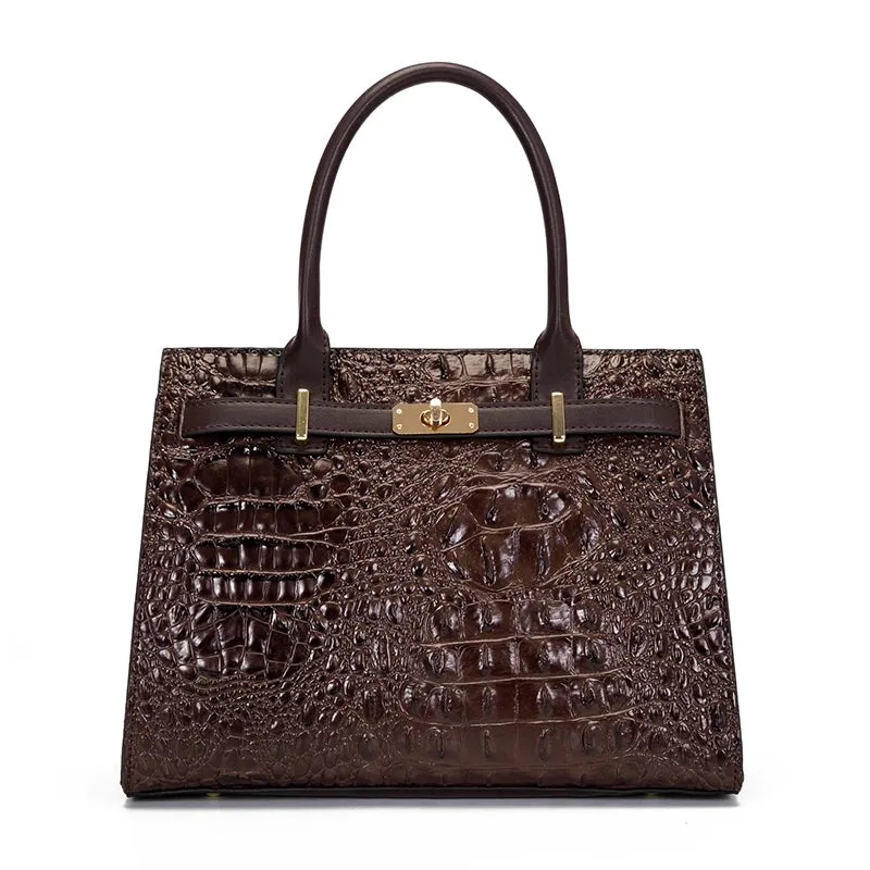 Luxury Crocodile Pattern Handbag Women Fashion Shoulder Bags Designer Famous Brand Leather Crossbody Bag Ladies Large Hand bags