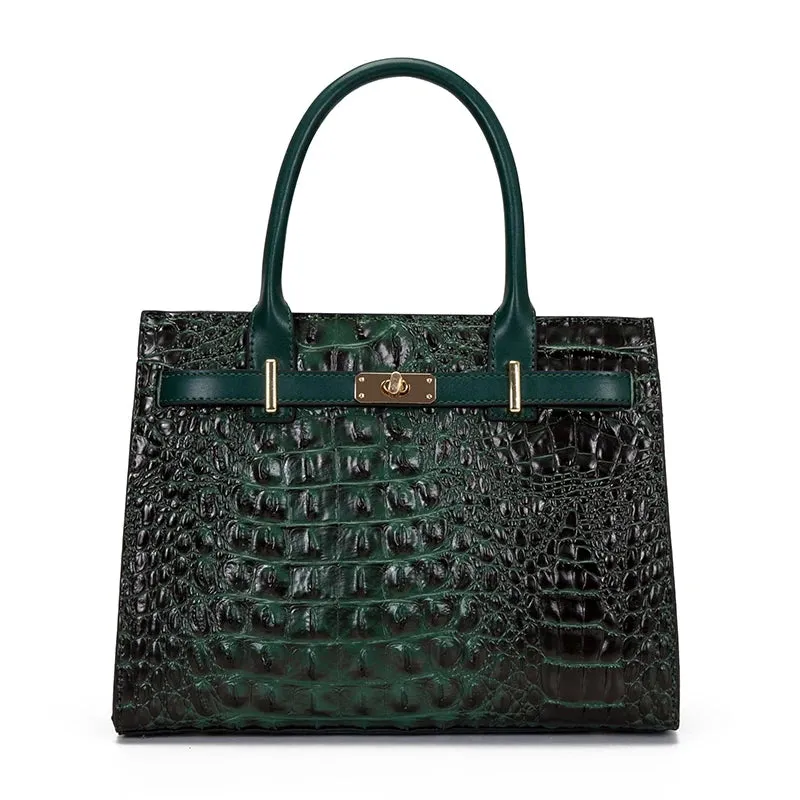 Luxury Crocodile Pattern Handbag Women Fashion Shoulder Bags Designer Famous Brand Leather Crossbody Bag Ladies Large Hand bags