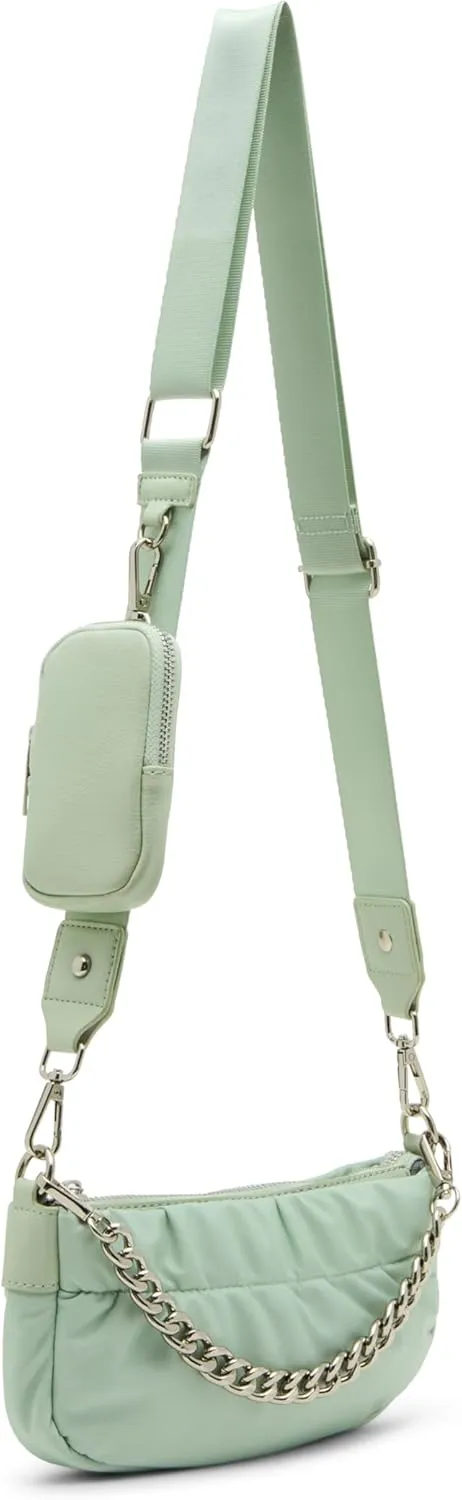 Madden Girl Beella Nylon East/West Cellphone Crossbody Bag