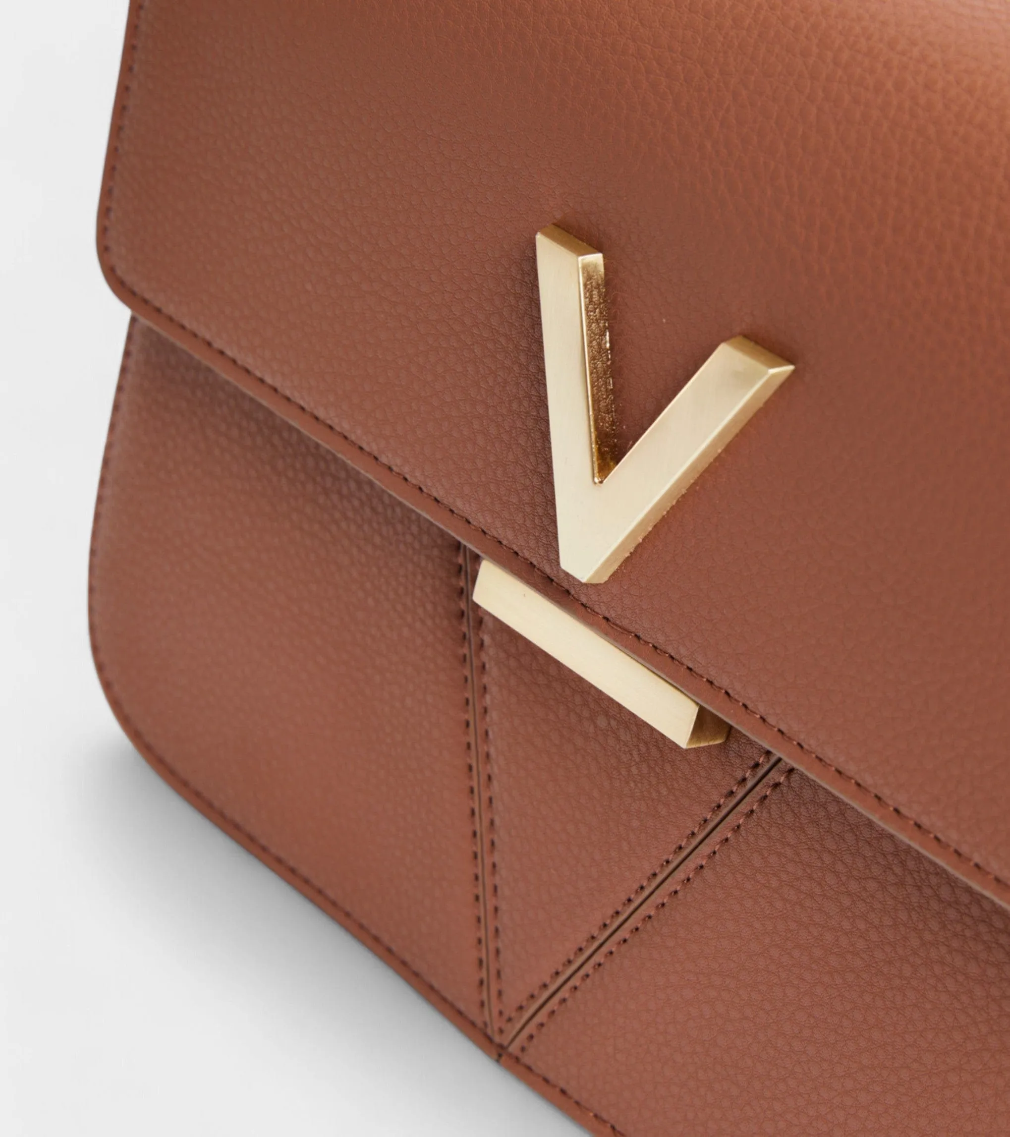 Margot Vegan Bio-Based Bamboo Leather Crossbody | Brown