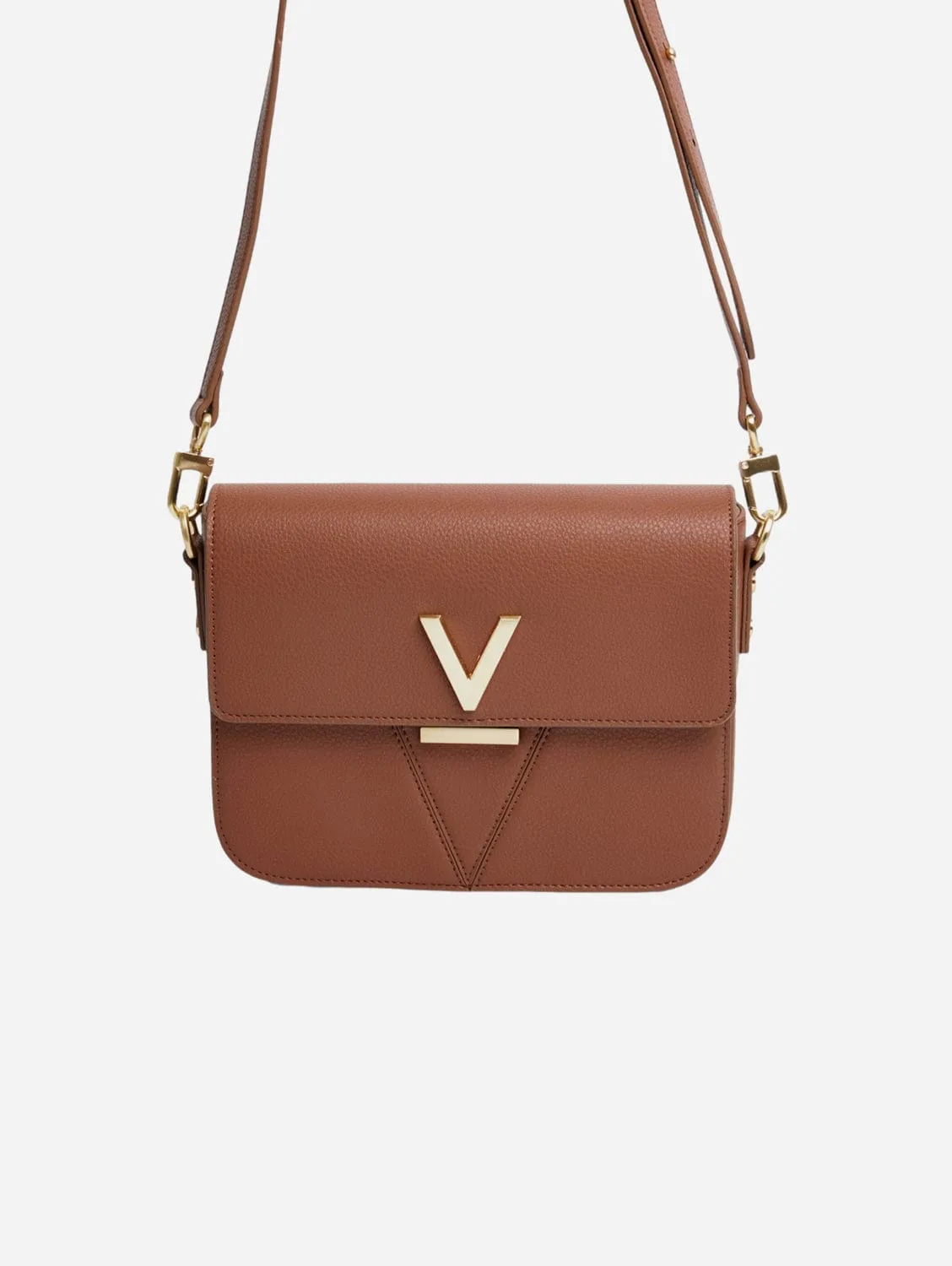 Margot Vegan Bio-Based Bamboo Leather Crossbody | Brown