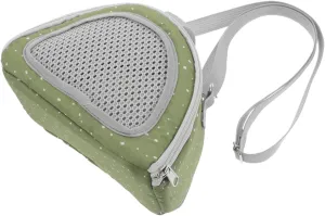 MERRYHAPY Breathable Portable Small Animal Carrier Bag for Outdoor Activities Durable Crossbody Hamster Carrier for Rabbits Hedgehogs and Other Small Pets Lightweight and Comfortable