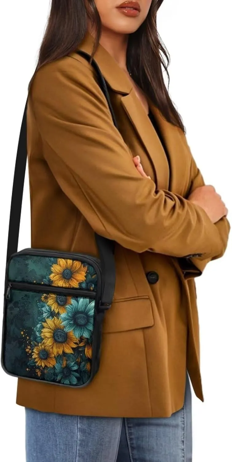 Messenger Bag for Women Crossbody Cell Phone Purse Small Shoulder Pouch for Outdoor