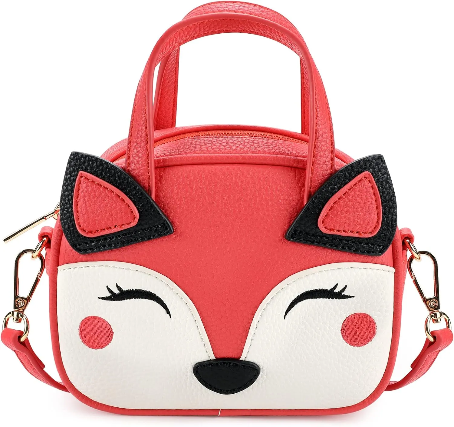 mibasies Toddler Purse for Little Girls Handbags Kids Age 3-8 Fox purse
