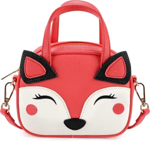 mibasies Toddler Purse for Little Girls Handbags Kids Age 3-8 Fox purse