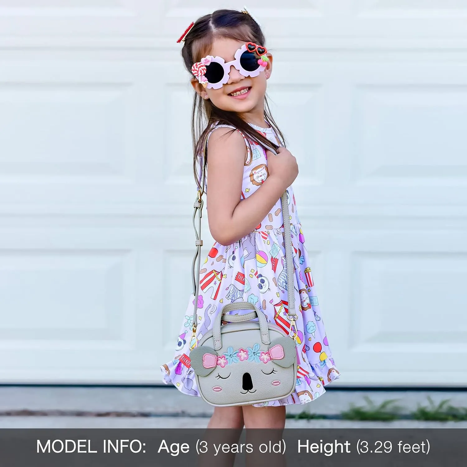 mibasies Toddler Purse for Little Girls Handbags Kids Age 3-8 Kola purse