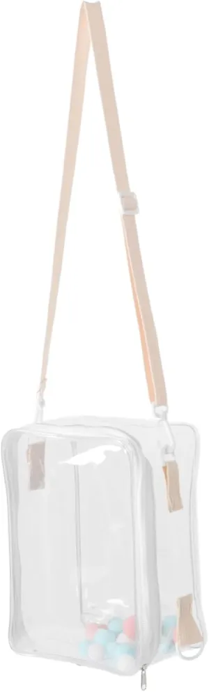 Mini Figures Shoulder Bag Doll Carrier Zipper Closure Portable Storage Bag for Cotton Dolls