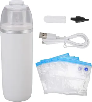 Mini Vacuum Pump Household Vacuum Compressed Pump Automatic Air Pump Portable with Freshness Retaining Bags