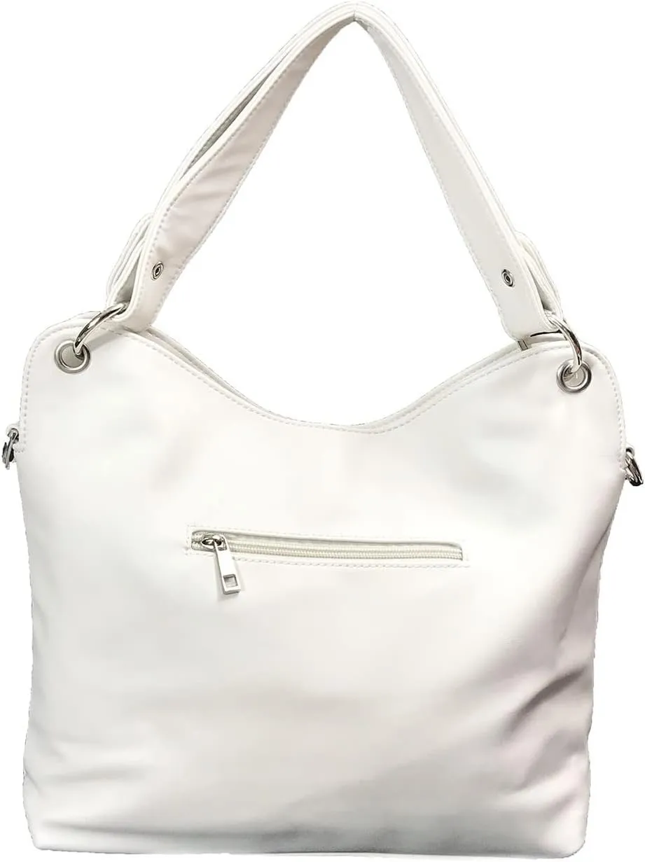 Mirror Double Handles Bling Purse