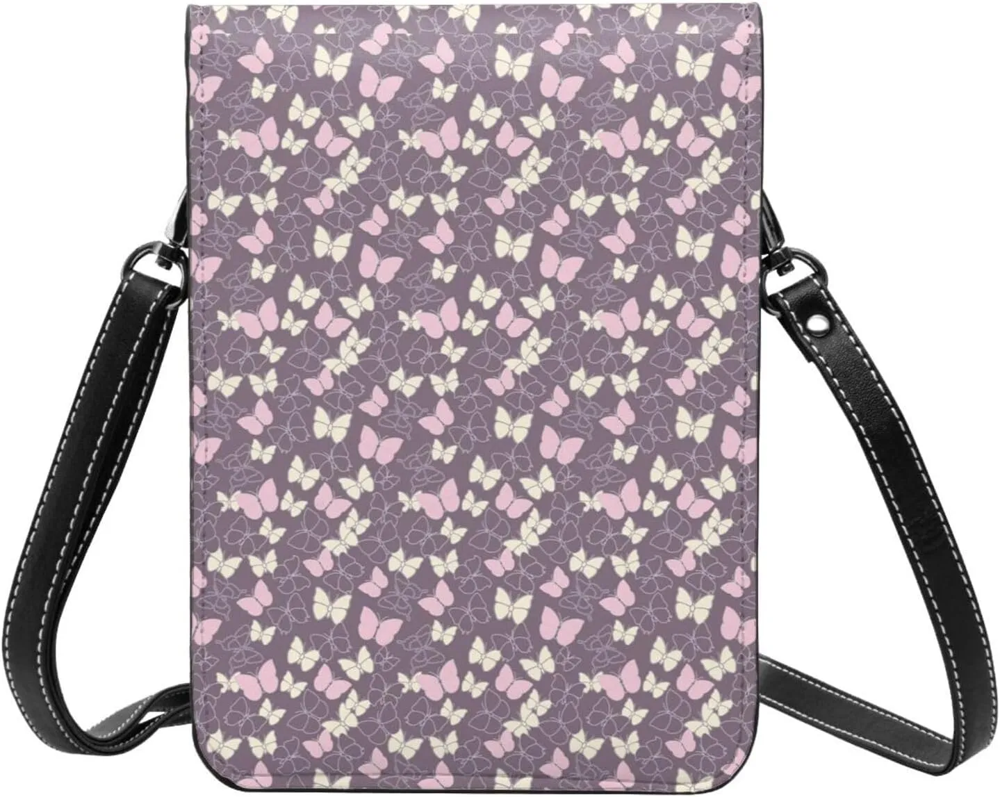 Mmm Fight Womens Crossbody Bags Deer Pattern Phone Bag Wallet Purses Adjustable Strap