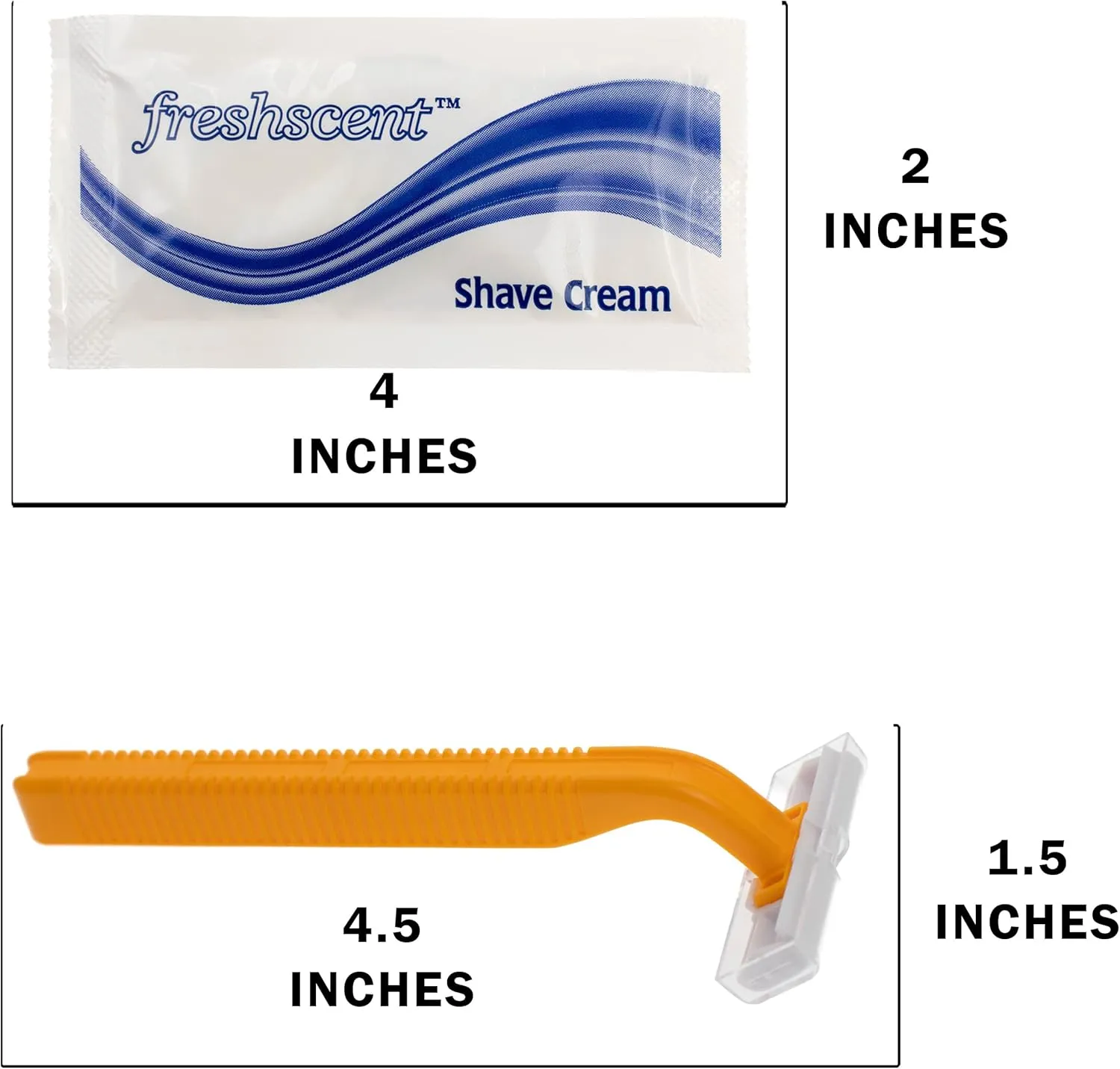 Moda West 96 Kits - 12 Piece Basic Bulk Toiletry Kits for Men, Women, Travel, Charity - Wholesale Hotel Toiletries