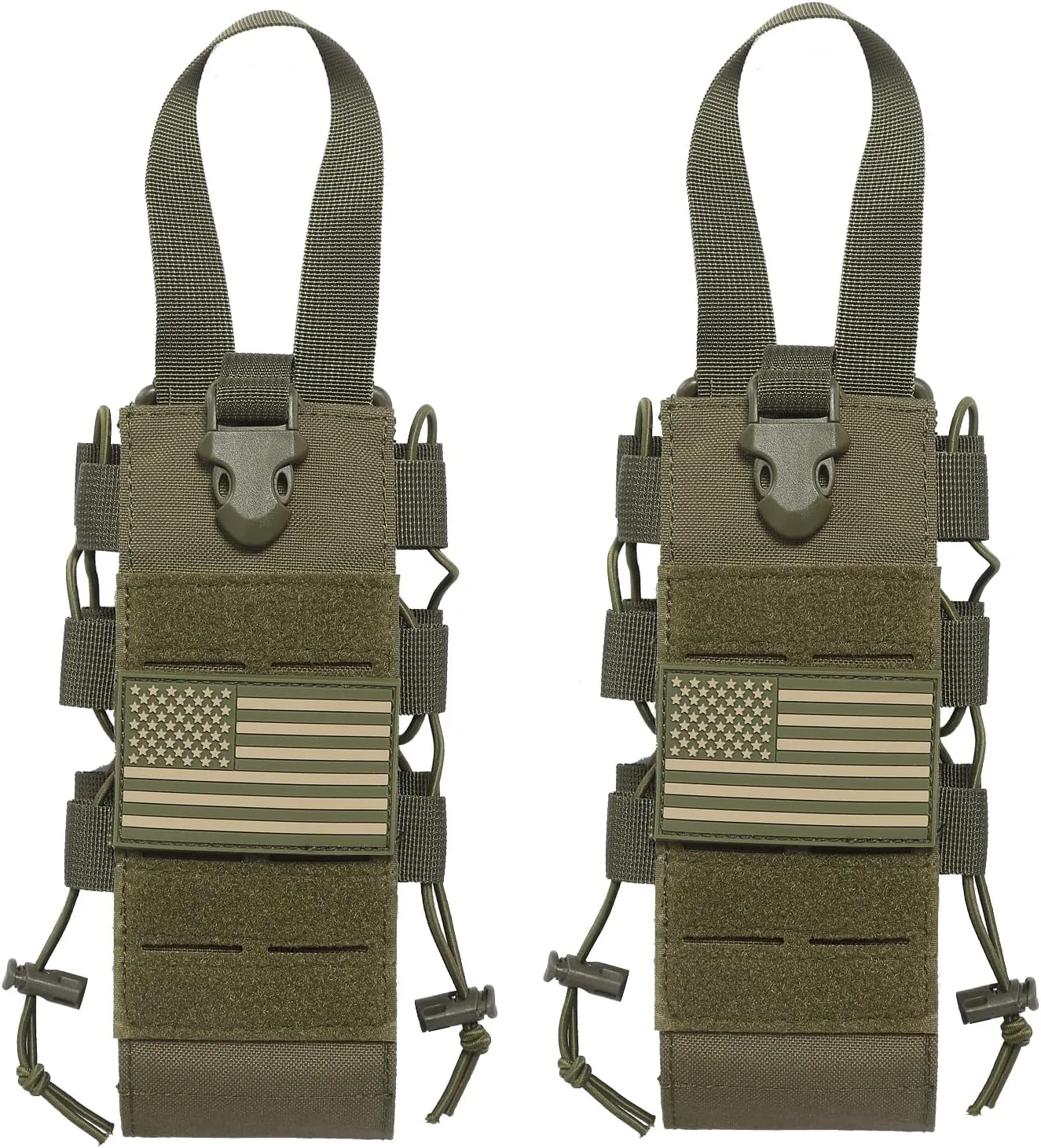Molle Water Bottle Holder Molle Pouch Carrier,Tactical Water Bottle Pouch,Water Bottle Carrier with Strap,Tactical Molle Water Bottle Pouch,Water Bottle Holder Carrier for Walking