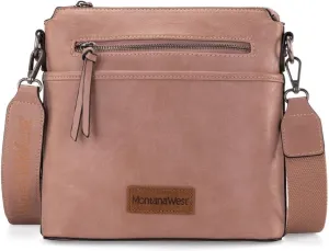 Montana West Crossbody Bag for Women Multi Pocket Cross Body Bag Purses with Guitar Strap