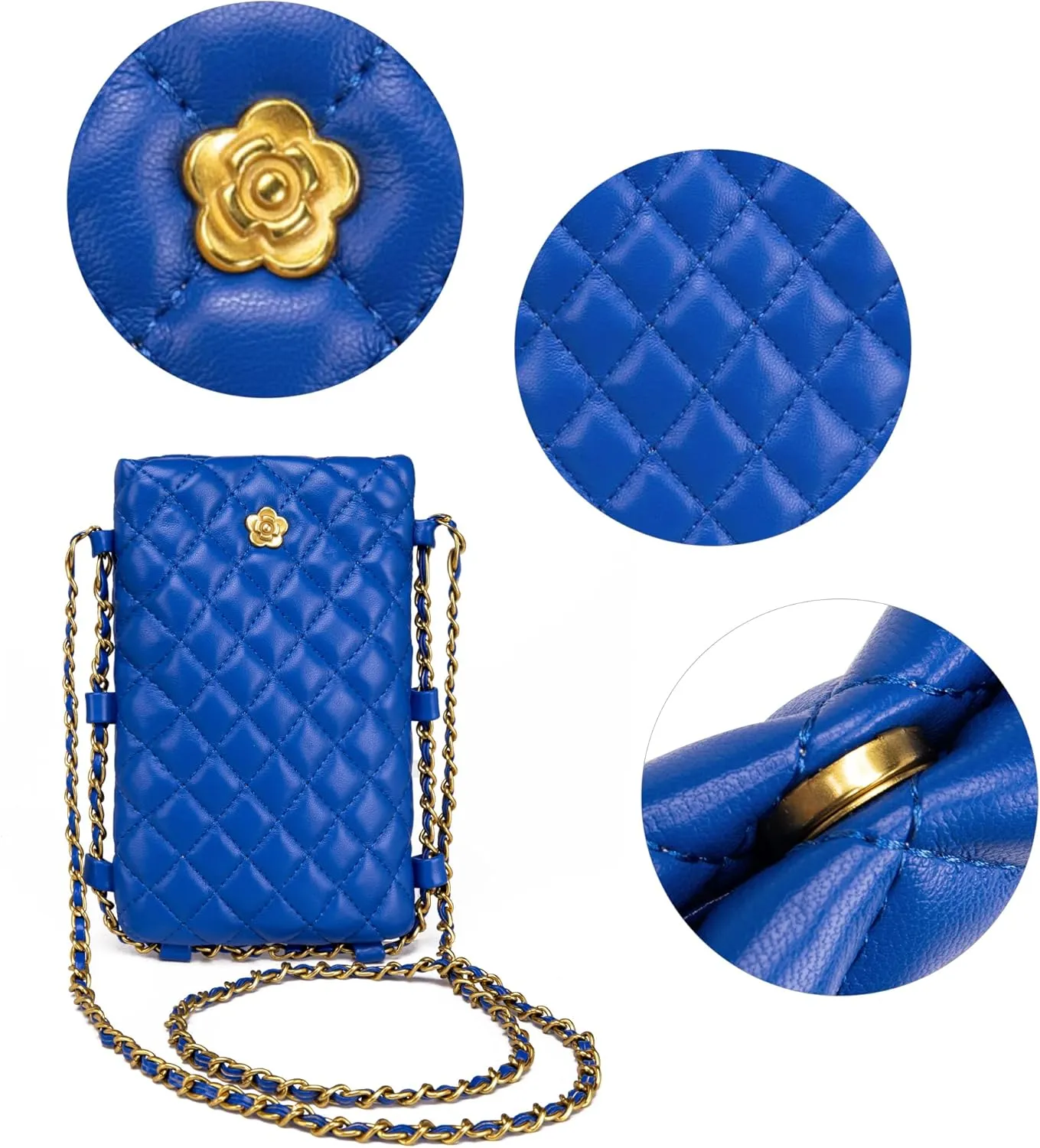 Montana West Quilted Small Crossbody Bags for Women Trendy Cell Phone Purse