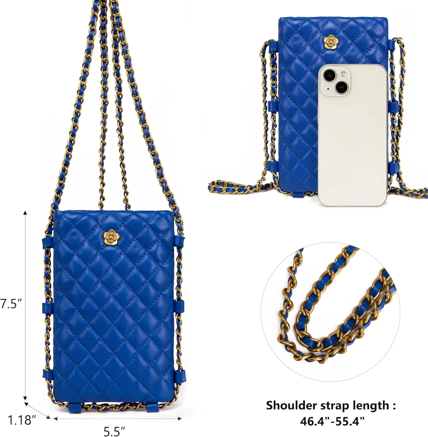 Montana West Quilted Small Crossbody Bags for Women Trendy Cell Phone Purse
